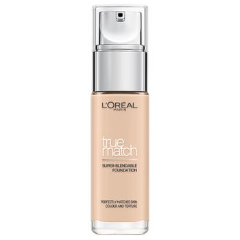 L'Oréal Paris True Match Liquid Foundation with SPF and Hyaluronic Acid 30ml (Various Shades) - 0.5N Porcelain