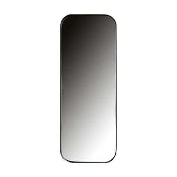 Espejo rectangular de metal negro 40x110