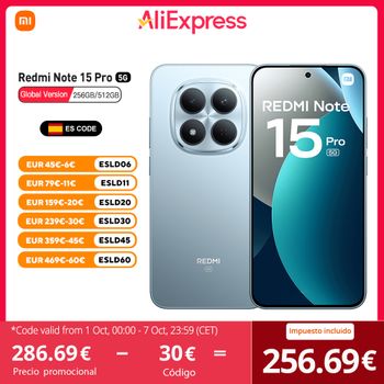 Xiaomi Redmi Note 15 Pro 5G Versión Global 256GB/512GB Pantalla AMOLED 6,83