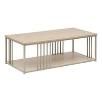 mesa de centro duna rectangular 50 x 100 cm color beige - 5 five simply smart