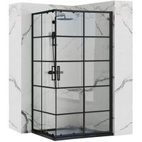 cabina de ducha rea concept 80x100 black