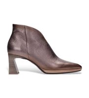 hispanitas para mujer hi254270 botines de piel atlanta bronce 41 5 a 8cm cremallera casual