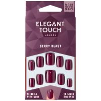elegant touch berry blast nails