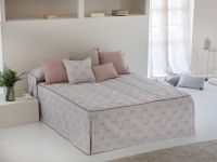 colcha de verano zubia jacquard con faldon confecciones paula
