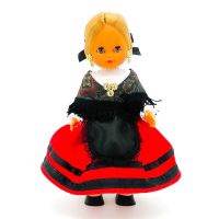 muneca regional conquense folk artesania original coleccion 35 cmvestido tipico cuenca fabricada en espana