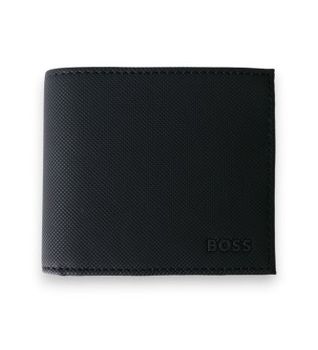 BOSS para hombre. 50573240 Cartera de piel Catch 3.0 negro (OSFA), Clásico, Poliuretano