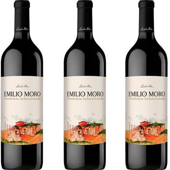 Emilio Moro - Vendimia Seleccionada - Ribera Del Duero - Crianza En Roble - Pack 3 Botellas 75 Cl - 14% Vol.