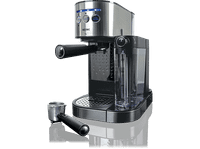 cafetera express - koenic kem 2024 m 20 bar 1470 w funcion 2 tazas deposito de leche 700ml inox