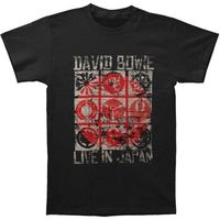 david bowie camiseta manga larga live in japan para mujer