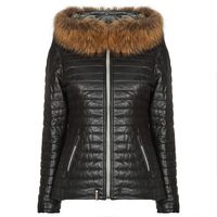 oakwood abrigo de plumas mandy para mujer