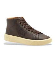 blauer para hombre f5buck08 zapatillas de piel buck marron 45 plano cordones casual