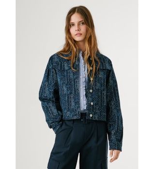 Pepe Jeans para mujer. PL4024343 Tina marino (S), Azul, Casual, Algodón
