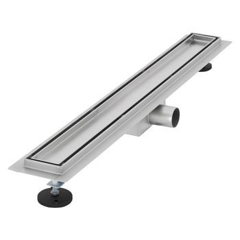 Canal De Ducha 70 Cm, Acero Inoxidable Alicatable Y Sifón Luxebath