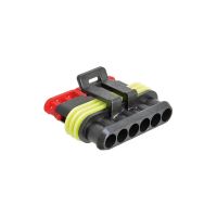 conector de cable electrico carcasa 6 pines superseal macho