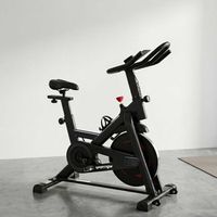 bicicleta estatica sportnow de acero 1115x525x1145 cm negro