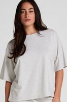 hunkemoller pyjama top loose gris