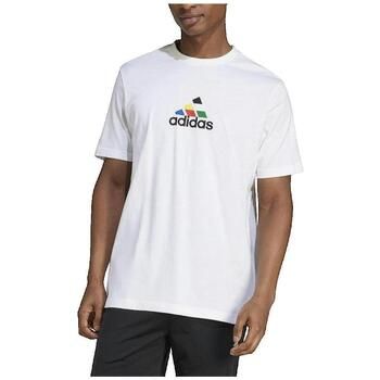adidas Camiseta T-shirt House Of Tiro Nations blanc para mujer
