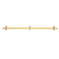 estante individual de pared en madera natural 150 cm barnizado