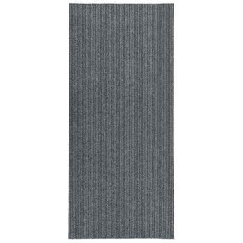 Alfombra De Pasillo Atrapa Suciedad 100x250 Cm Gris Vidaxl