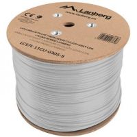 lanberg bobina de cable lan sftp cat7 fluke passed 305m gris
