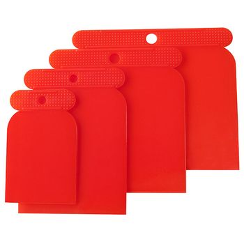 4pc Plastic Scraper Set