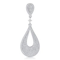 colgante de plata 925 en forma de gota