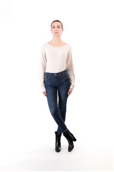 vaqueros ajustados de mezclilla medium darck blu 28