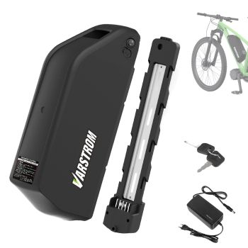 [EU Direct] Varstrom 52V 25Ah 1300Wh batería para bicicleta eléctrica, batería inferior al cuadro con celdas LG 21700 pr