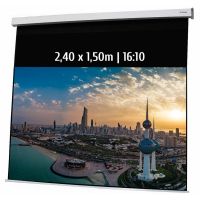 kimex pantalla de proyeccion electrica 240x150m formato 1610
