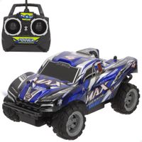 speed  go - coche teledirigido azul escala 118 6 direcciones 8 kmh alcance de 20 metros coches radiocontrol para ninos vehiculo rc juguetes 4 anos