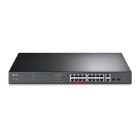 16 poe 10100mbps rj45p 2gb rj45 ports and 2 combo gb in