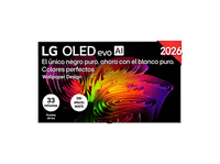 tv oled 83 - lg oled83w69laaeu 4k r11 gen3 4k con ia smart tv dvb-t2 h265 negro