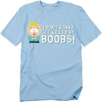 south park camiseta killed by boobs para hombre