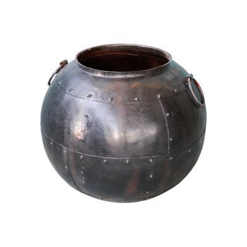 Macetero Metal Negro