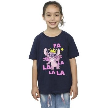 Disney Camiseta Angel Fa La La para niña