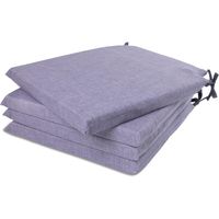 reinomansidi sl - cojin de silla 40x40x3cm  cojin para sillas de terrazasalonplayascojin con cremallera cojin desfundablefacil de limpiar