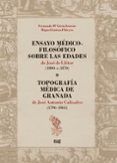 Ensayo médico-filosófico sobre las edades de José de Llétor (1800-c.1870). Topografía médica de Granada de José Antonio Calisalvo (1796-1865)