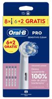 oral-b recambios cepillo electrico pro sensitive clean 62 uds gratis