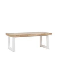 mesa de centro elevable madera klast home nordico 120 x 48 cm - natural