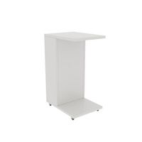 mesa auxiliar con ruedas tisha blanco