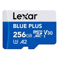 tarjeta microsd lexar blue plus 256 gb uhs-i 170 mbs clase 3 v30 a2