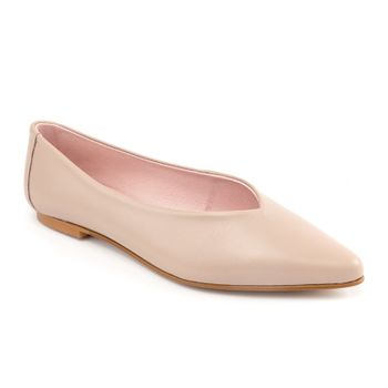 Bailarina piel beige