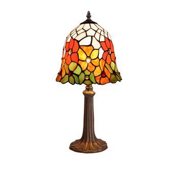 Sobremesa Base De  Con Pantalla  Tiffany D. 20cm Serie Bell