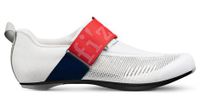 zapatillas triatlon fizik hydra aeroweave carbon blanco azul rojo 41