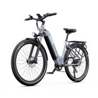 bicicleta electrica urbana onesport ot05 de 275 motor de 250 w bateria de 36 v y 182 ah velocidad maxima de 25 kmh compatible con la aplicacion