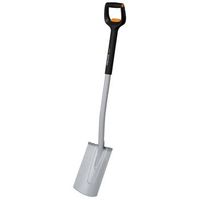 fiskars 1066733 pala xacttm telescopica con borde recto