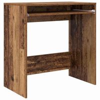escritorio  mesa de trabajo con cajon madera envejecida 775 x 43 x 79 cm