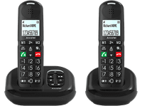 telefono - alcatel xl685 duo analogo teclas grandes compatible con audifonos negro