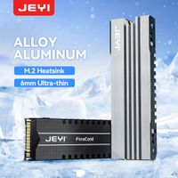 jeyi m2 ssd aleacion de aluminio ultrafino 6mm disipador de calor 237wmk alta conductividad termica adecuada para pcps5portatilitx