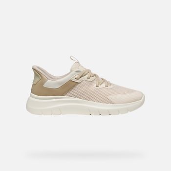 GEOX Plummery Plus Mujer Beige/blanco Lechoso